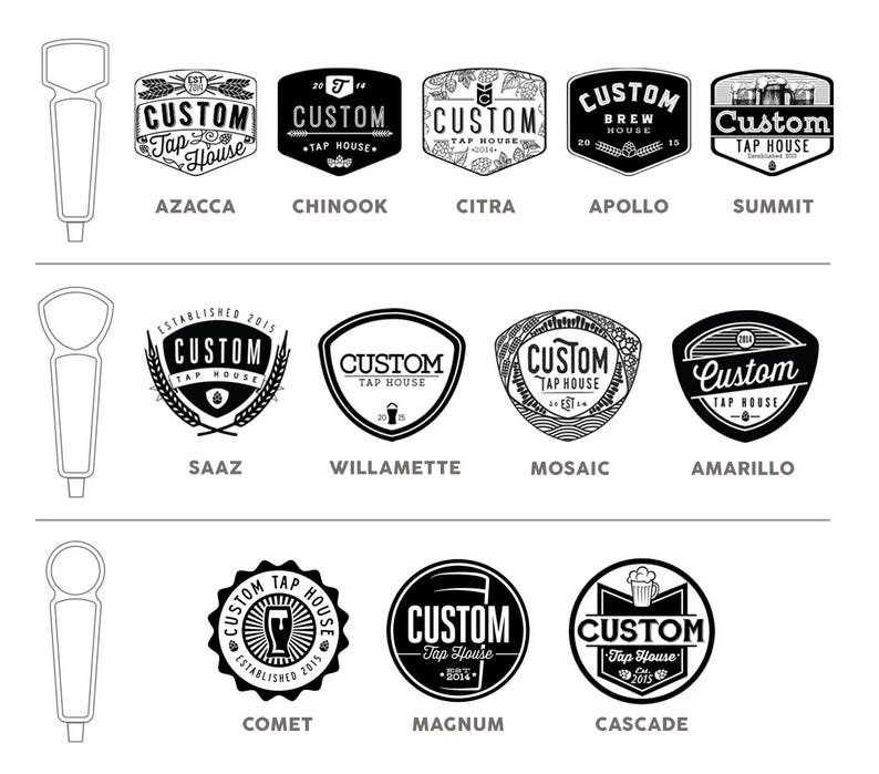 Poignée de robinet à bière personnalisée : 12 modèles différents en bois dur image 15