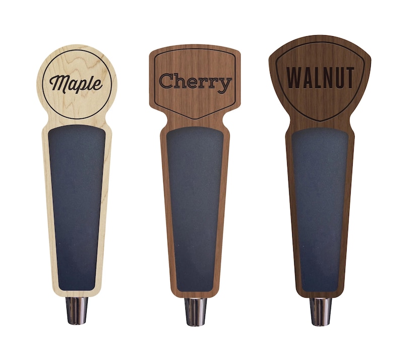 Poignée de robinet à bière personnalisée : 12 modèles différents en bois dur image 14
