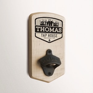 Custom Wall Mounted Bottle Opener - Summit