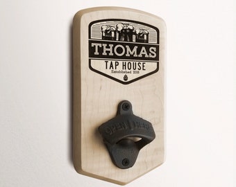 Custom Wall Mounted Bottle Opener - Summit