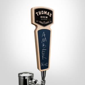 Poignée de robinet à bière personnalisée : 12 modèles différents en bois dur image 17