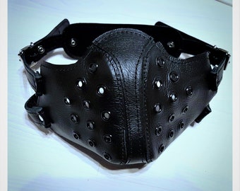 Máscara Steampunk e Pós-Apocalíptica / Couro / Feita à Mão / Proteção para Máscara / Decorativa / Capa para Máscara (JFM011)