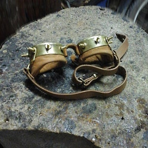 SteamPunk Goggles / Bard & Jester design / Burning Man Goggles/ Comic Con Goggles / Handmade SPGOG002 image 3