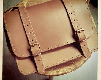 Grande bolsa de couro para cinto e bolsa de ombro marrom preto - bolsa de cinto medieval - bolsa de cinto de fantasia - bolsa de cinto steampunk - feita na Finlândia (BJJBBSB005)