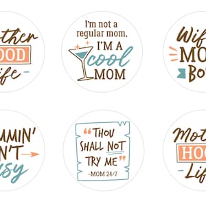 Mom Boss Mother's Day Edible Cupcake Topper Decorations - Set of 12 Toppers