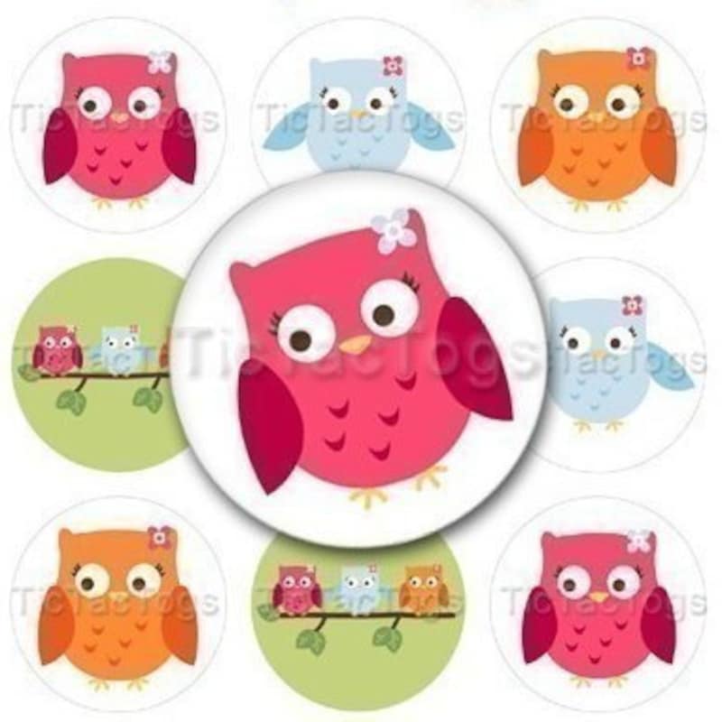 Owl Cupcake Toppers - Etsy