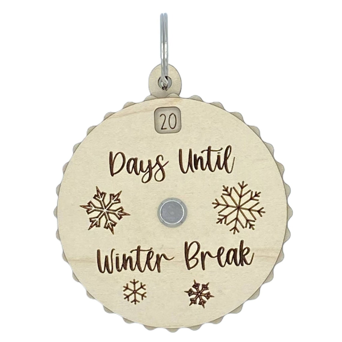 Days Until Winter Break 30 Day Countdown Spinner Etsy