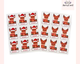 Cadeaulabels rendieren van Made By R And R (kies uit hoed of strik)