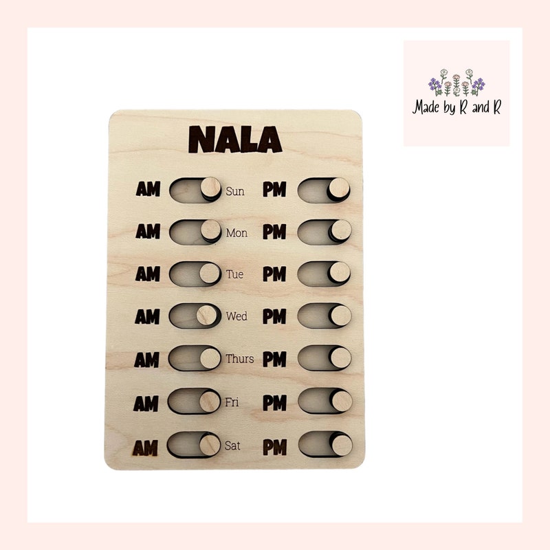 Am Pm Checklist - Etsy