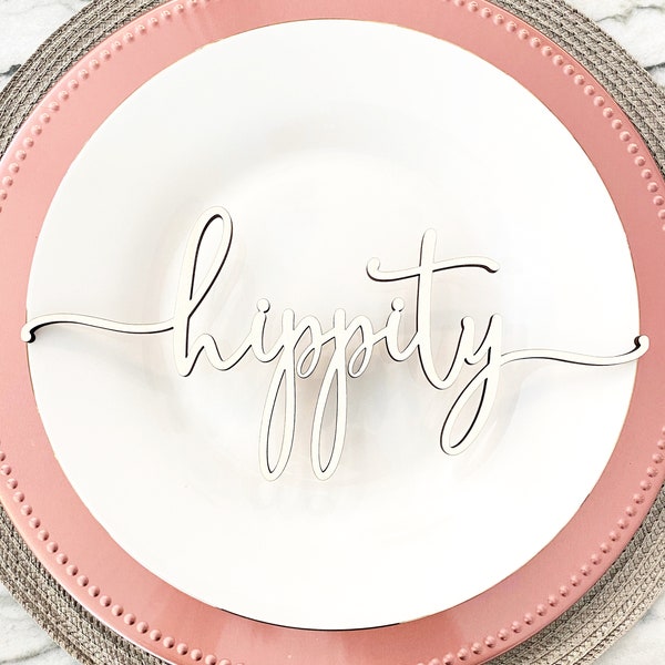 Easter Place Setting Wood Words (Set of 4) From Made By R And R