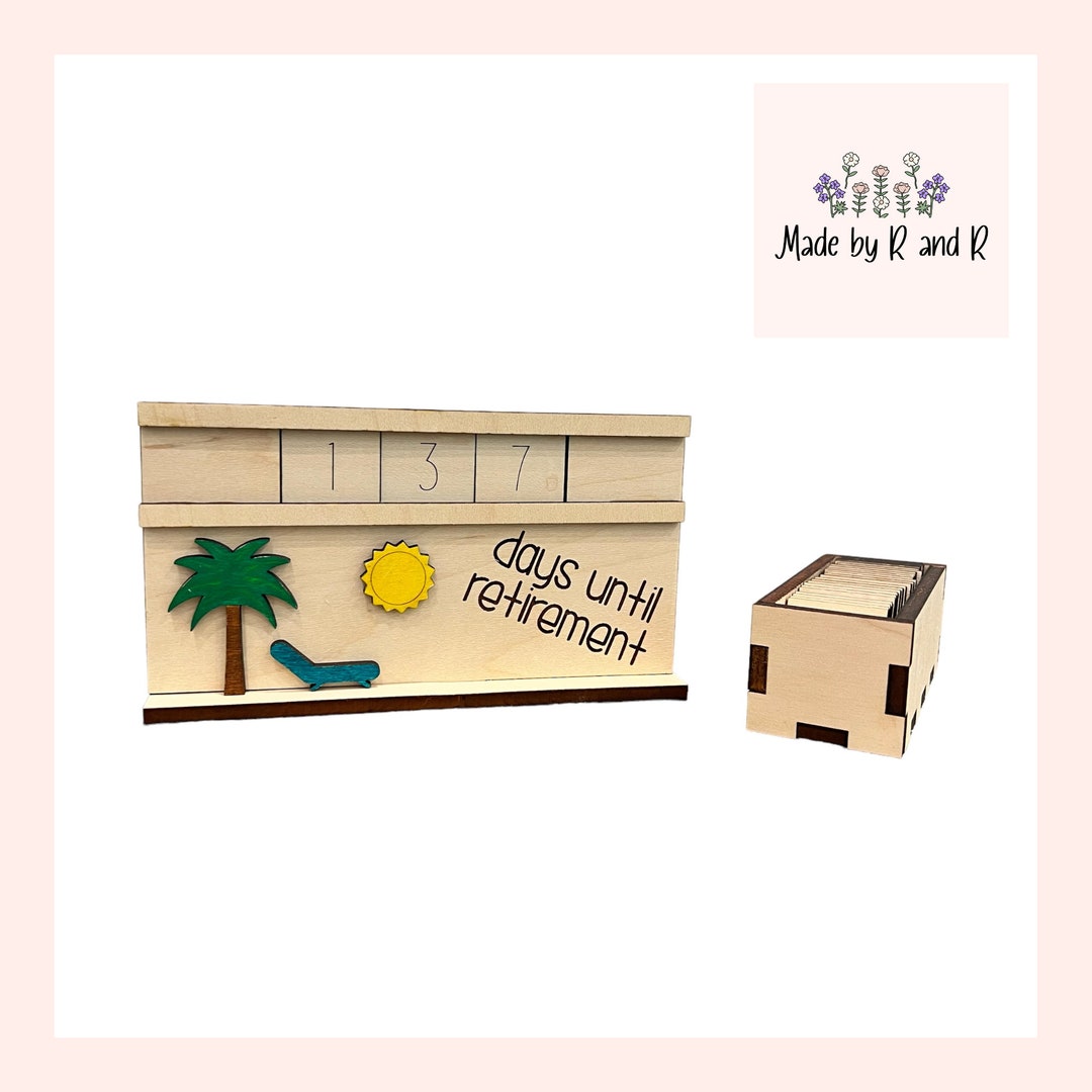 Hand Painted Wood Countdowns From Made by R and R - Etsy