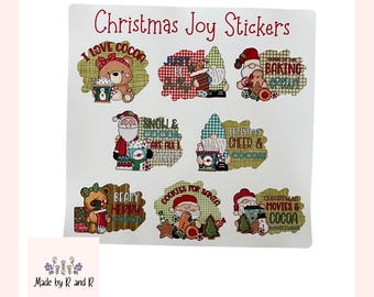 Christmas Joy Stickers From Made By R And R