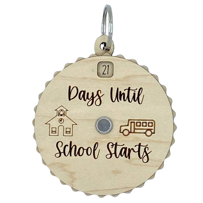 Days Until School Starts 30 Day Countdown Spinner Etsy