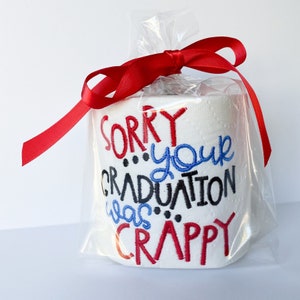 Sorry Your Graduation Was Crappy Funny Embroidered Toilet - Etsy