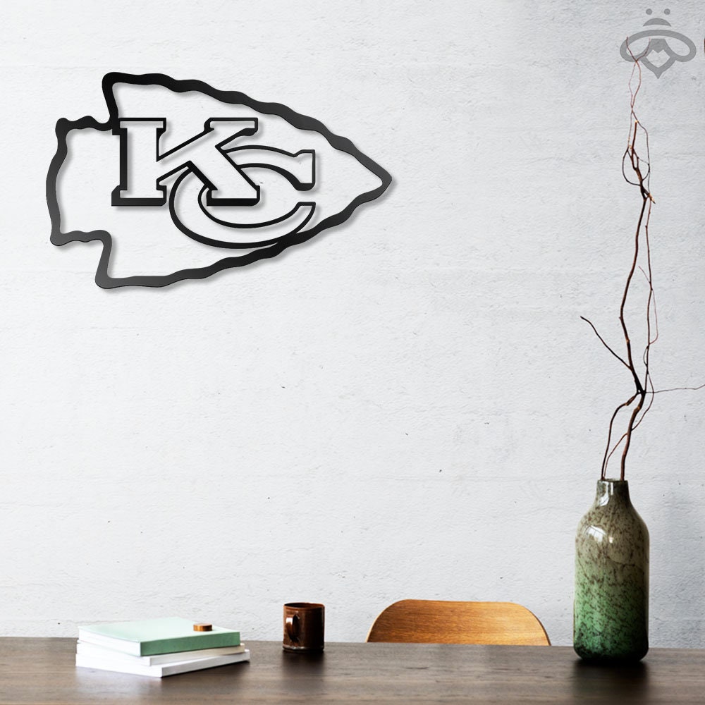 Kansas City Chiefs Metal Wall Art With LED Lightsfootball Etsy