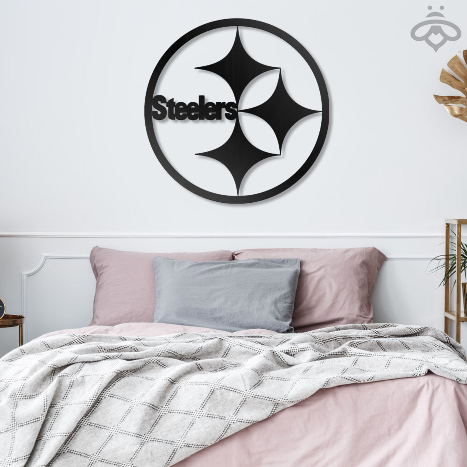 Pittsburgh Steelers Metal Wall Art With LED Lightsfootball Etsy