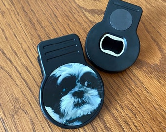 Personalized Photo Magnet Bottle Opener - Set of 2