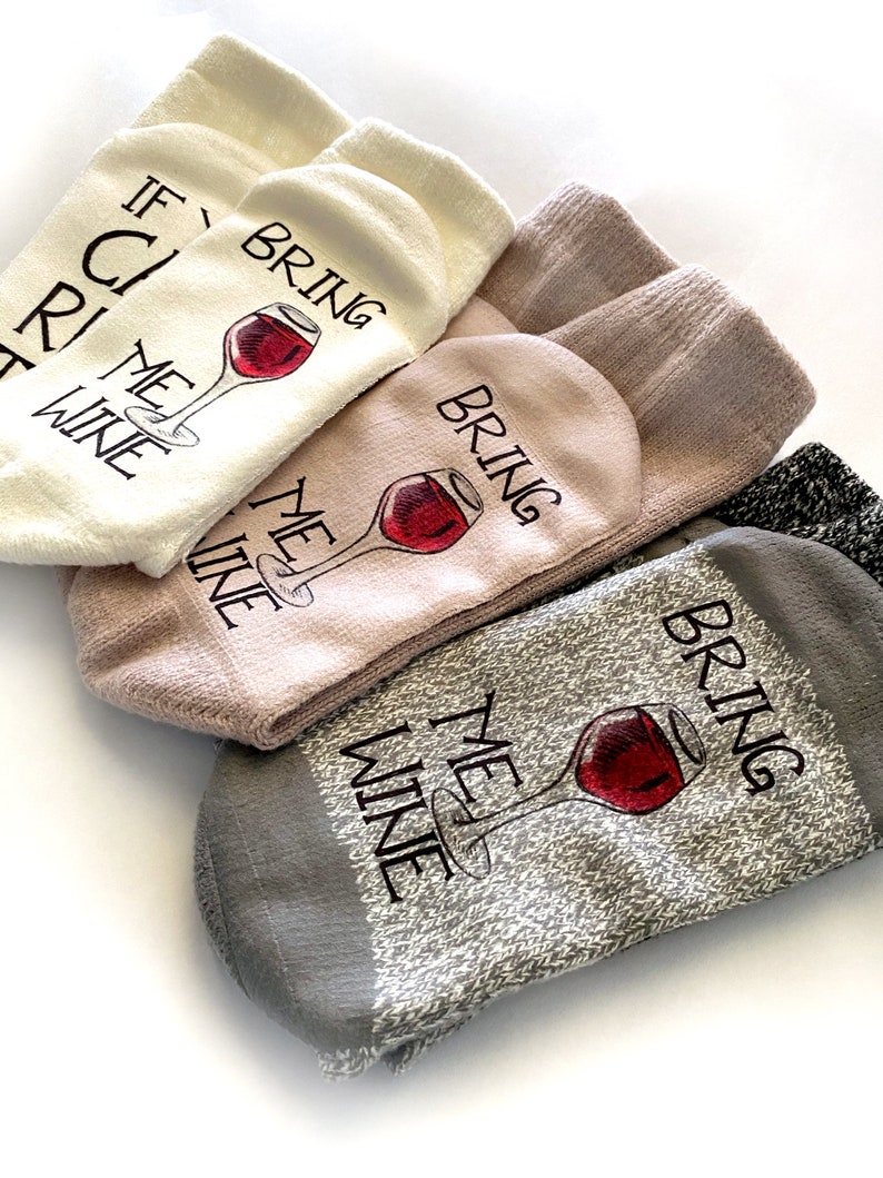 If You Can Read This Bring Me Wine Socks Womens One Size Etsy If you can read this bring me wine socks womens one size etsy