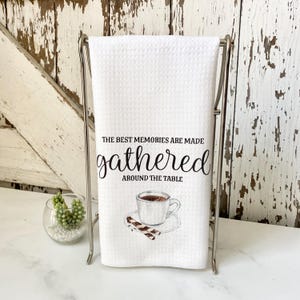 Gathered Around The Table Microfiber Dish Towel