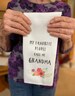 My Favorite People Call Me Grandma Dishtowel- Grandma Tea Towels- Kitchen Decor- Grandmother Gift 