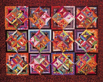 Bouillabaise 76″ X 96″ Our NUMBER 1 Selling Quilt Pattern.