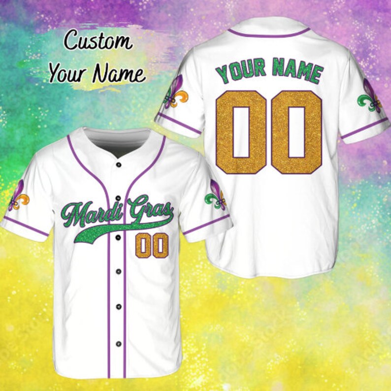 blank mardi gras jersey