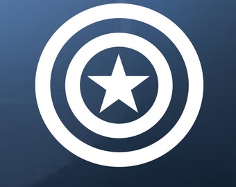 Captain America Shield Decal | Sticker