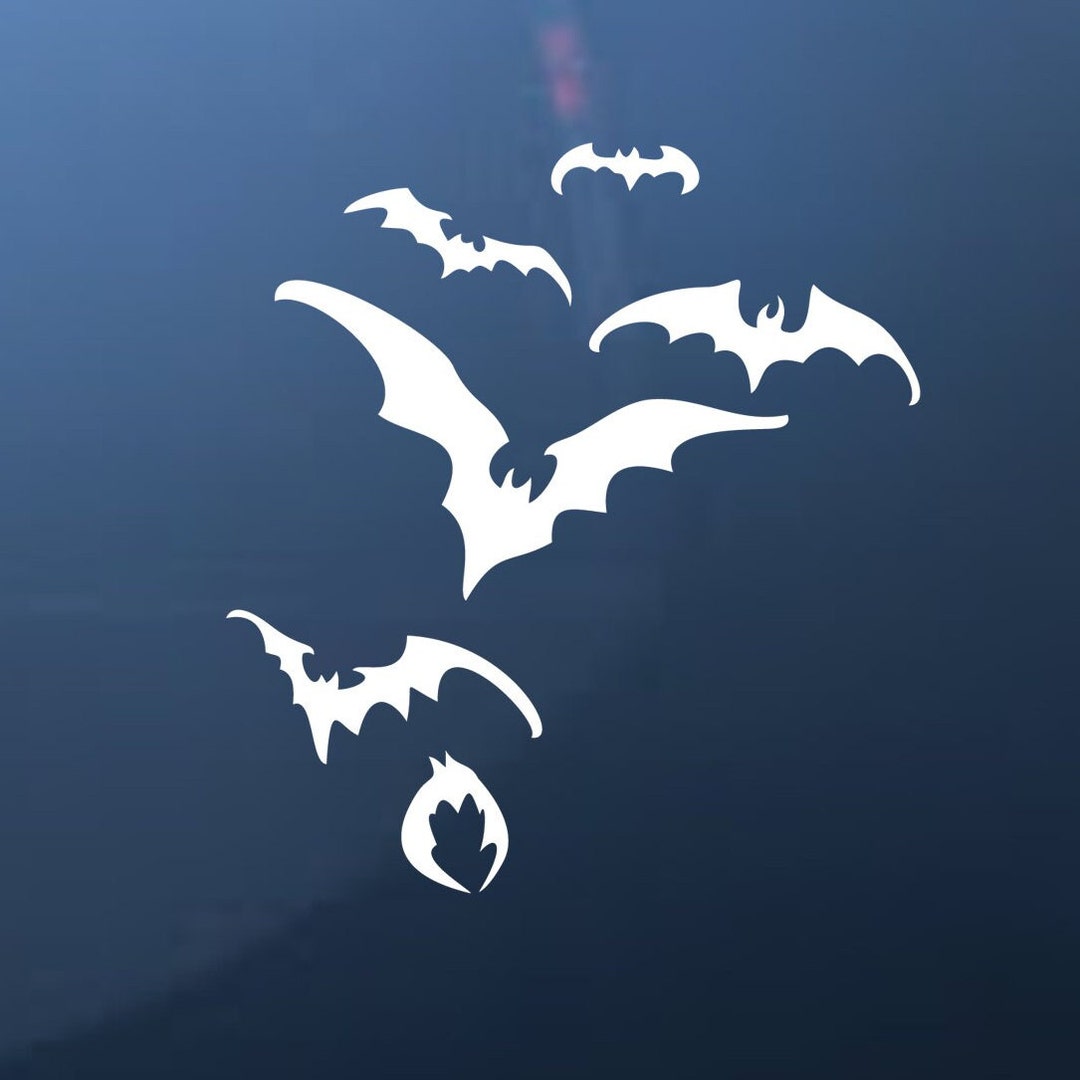 Bats Decal | Sticker - Etsy