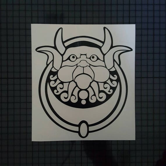 The Labyrinth Decal It S Very Rude To Stare Door Knocker Outline Design 16 Colors Multiple Sizes