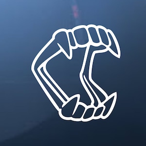 Vampire Teeth Decal | Sticker