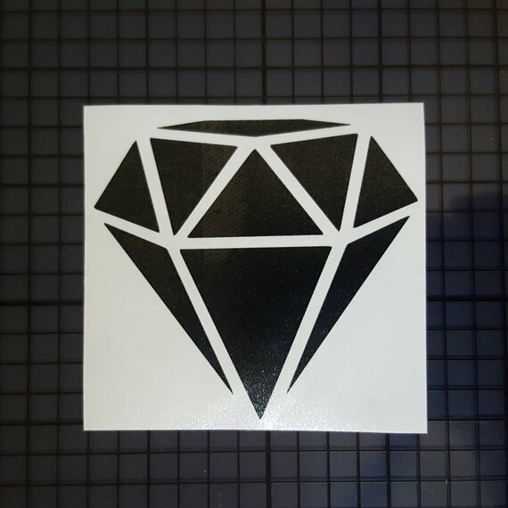 Solid Diamond Decal 18 Colors & Multiple Sizes Etsy