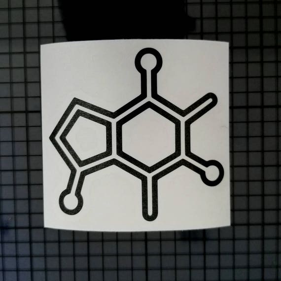 Caffeine outline picture