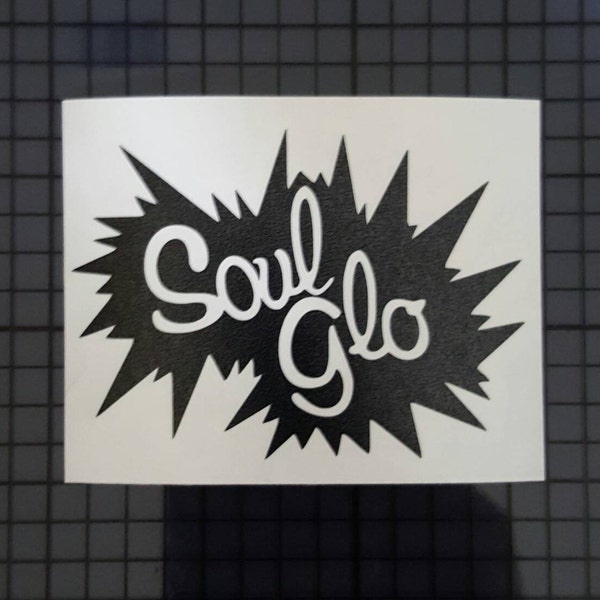 Coming to America Decal - Soul Glo Logo Design  - 16 Colors & Multiple Sizes
