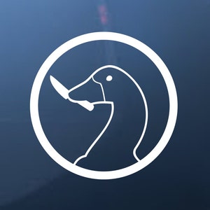 Untitled Goose Game Decal - 18 colors & Multiple Sizes