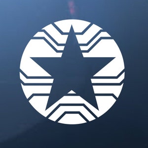 Winter Soldier Decal - 18 Colors & Multiple Sizes