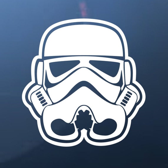 Stormtrooper Helmet Star Wars Decal 18 Colors Multiple Etsy