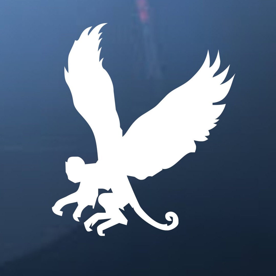 Wizard of Oz Flying Monkey Decal Sticker Etsy