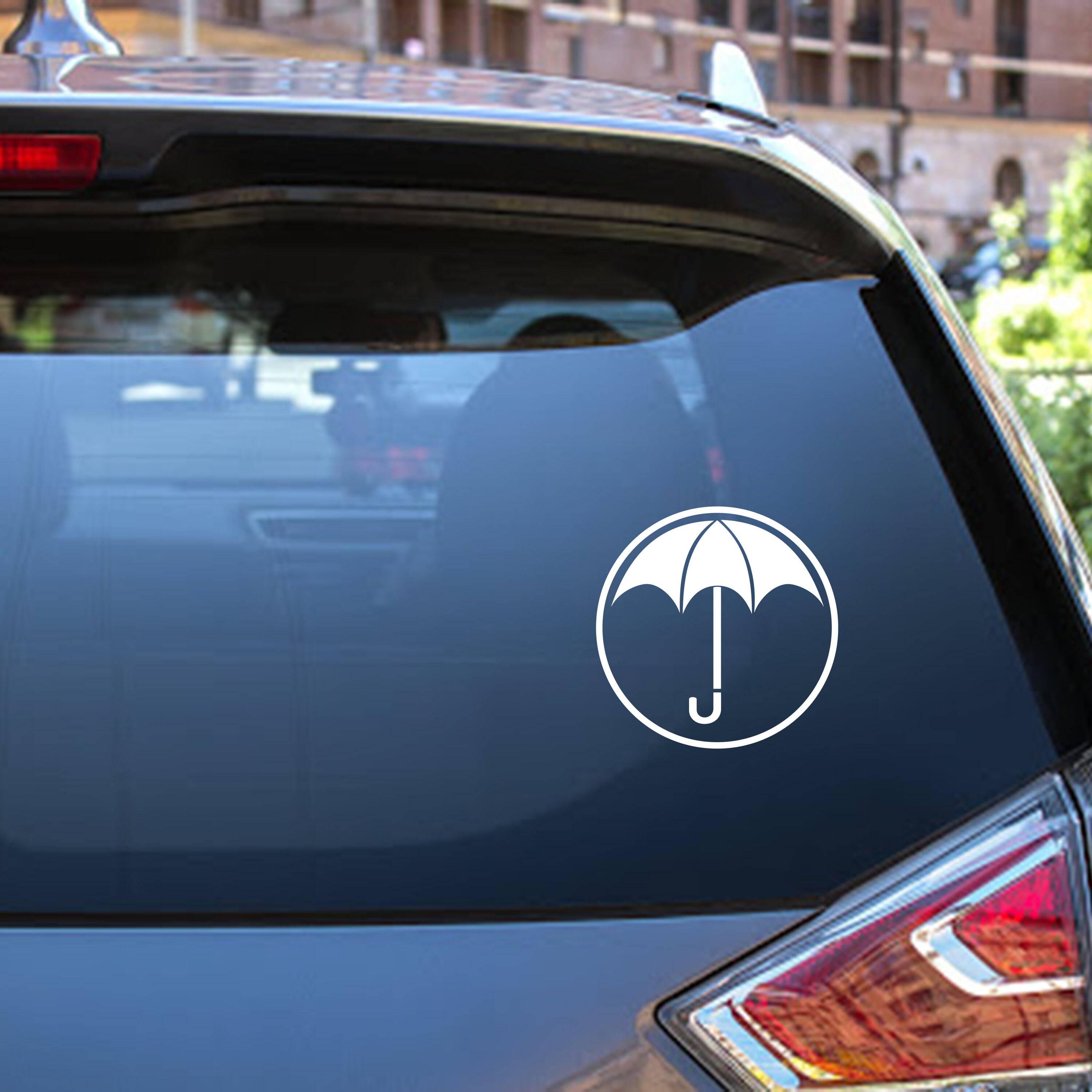 Umbrella Academy Logo Sticker for Sale by dewdrop-designs