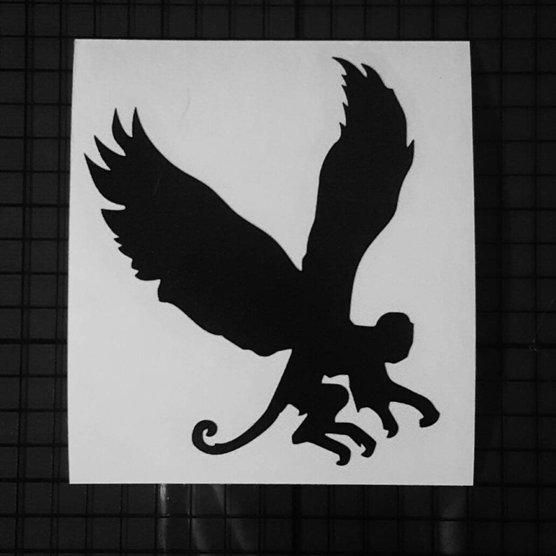 Wizard of Oz Flying Monkey Decal Sticker Etsy