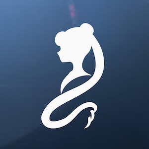Sailor Moon Profile Silhouette Decal | Sticker