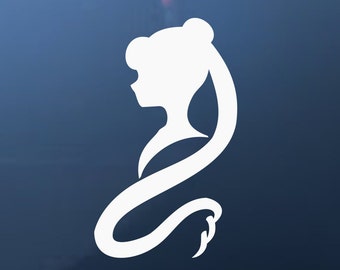 Sailor Moon Profile Silhouette Decal | Sticker