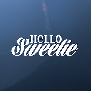 River Song Hello Sweetie Doctor Who Decal | Sticker