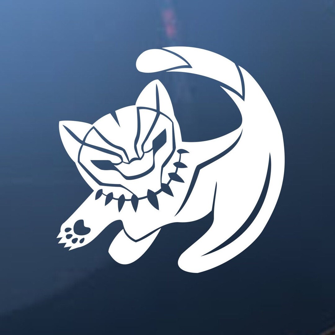 Black Panther Simba Decal - 18 Colors & Multiple Sizes - Etsy