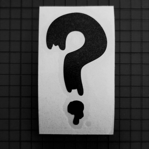Mystery Shack Question Mark Gravity Falls Decal 18 colors & Etsy