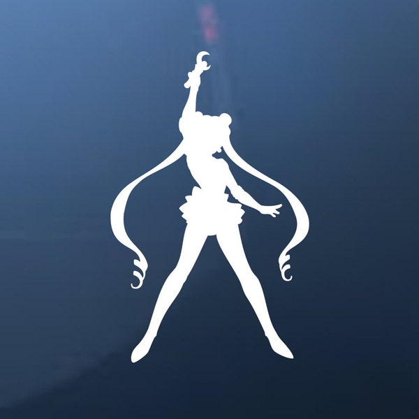 Sailor Moon Silhouette Decal | Sticker