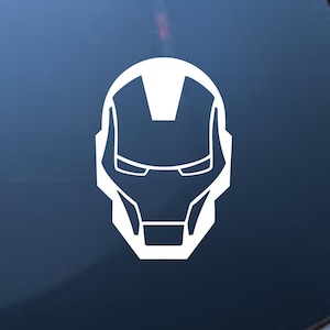 Iron Man Helmet Decal | Sticker