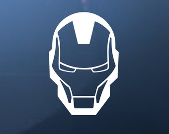 Iron Man Helmet Decal | Sticker