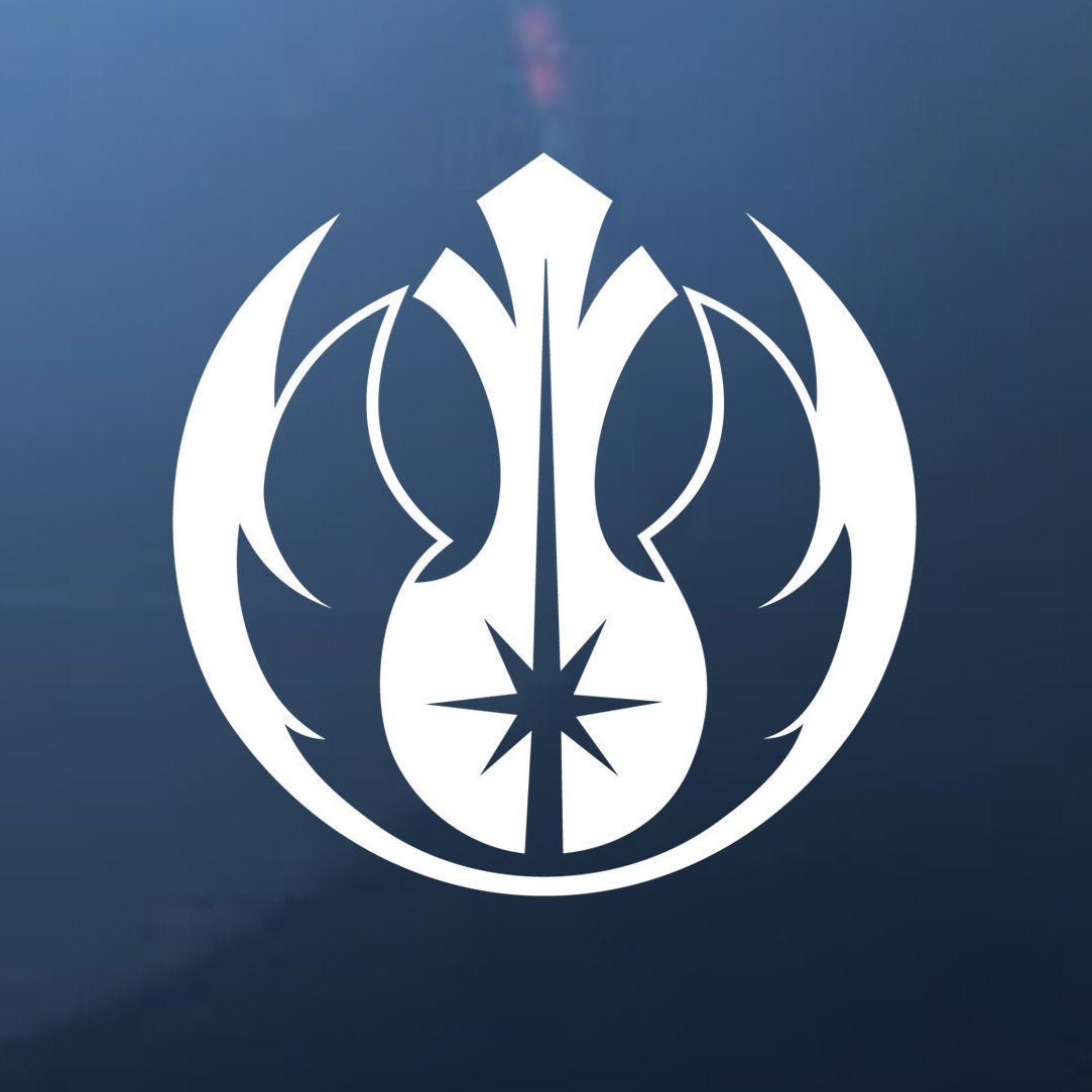 Jedi Rebel Symbol - Star Wars Decal - 18 Colors & Multiple Sizes