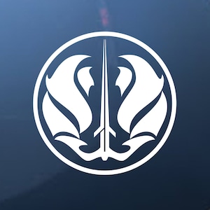 Grey Jedi Decal | Star Wars Sticker