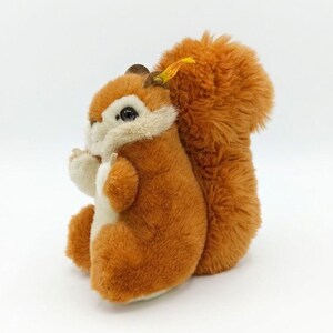 Vintage Steiff Kecki Squirrel 045110 Collectible Plush Toy Original Yellow Tag & Button Ear Authentic Steiff Animal for Decor and Gifting